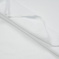 ORGANIC FRENCH TERRY BRUSHED OPTICAL WHITE
